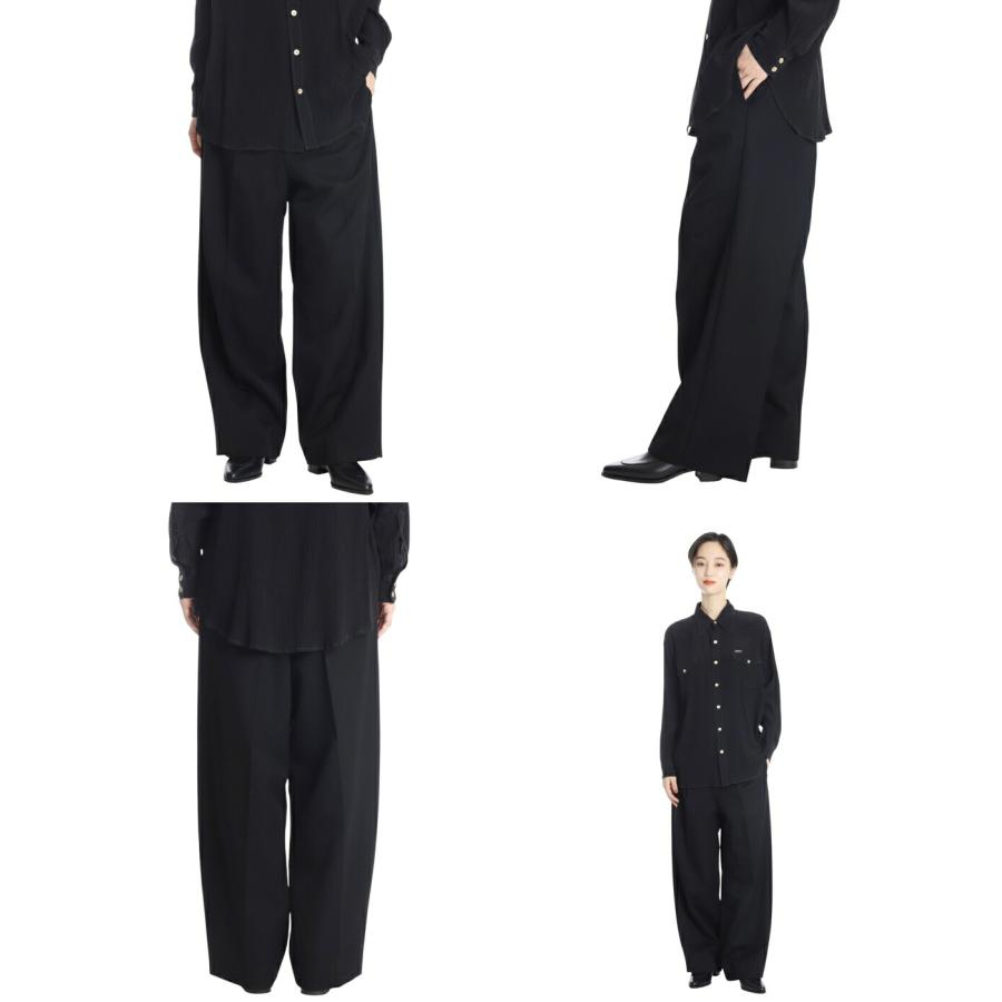 【20%OFF】PHOTOCOPIEU /フォトコピュー： [レディース]HIGH-WAISTED TROUSERS ： 242GBL | PHOTOCOPIEU | 03