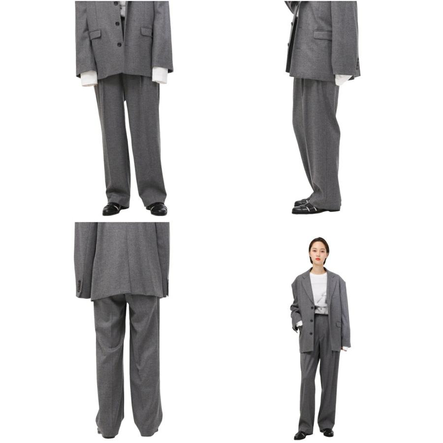 新品 A.PRESSE 24AW カシミヤ ライトフランネル スラックスパンツ JUN MIKAMI JUN MIKAMI / ジュンミカミ ： 【レディース】カシミヤ