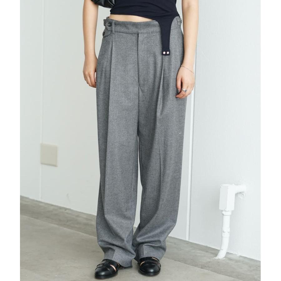 組曲 大きいサイズ2XL パンツスーツ グレー カシミヤ混 楽天市場】【10