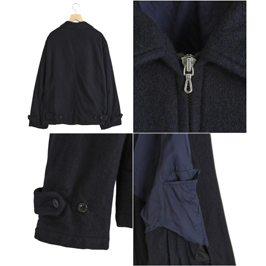 URU（ウル） 【25%OFF】URU / ウル ： WOOL LIGHT TWEED - ZIP UP