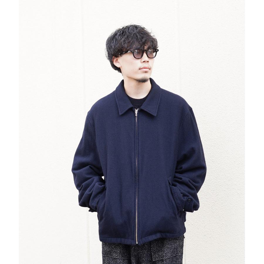 URU（ウル） 【25%OFF】URU / ウル ： WOOL LIGHT TWEED - ZIP UP