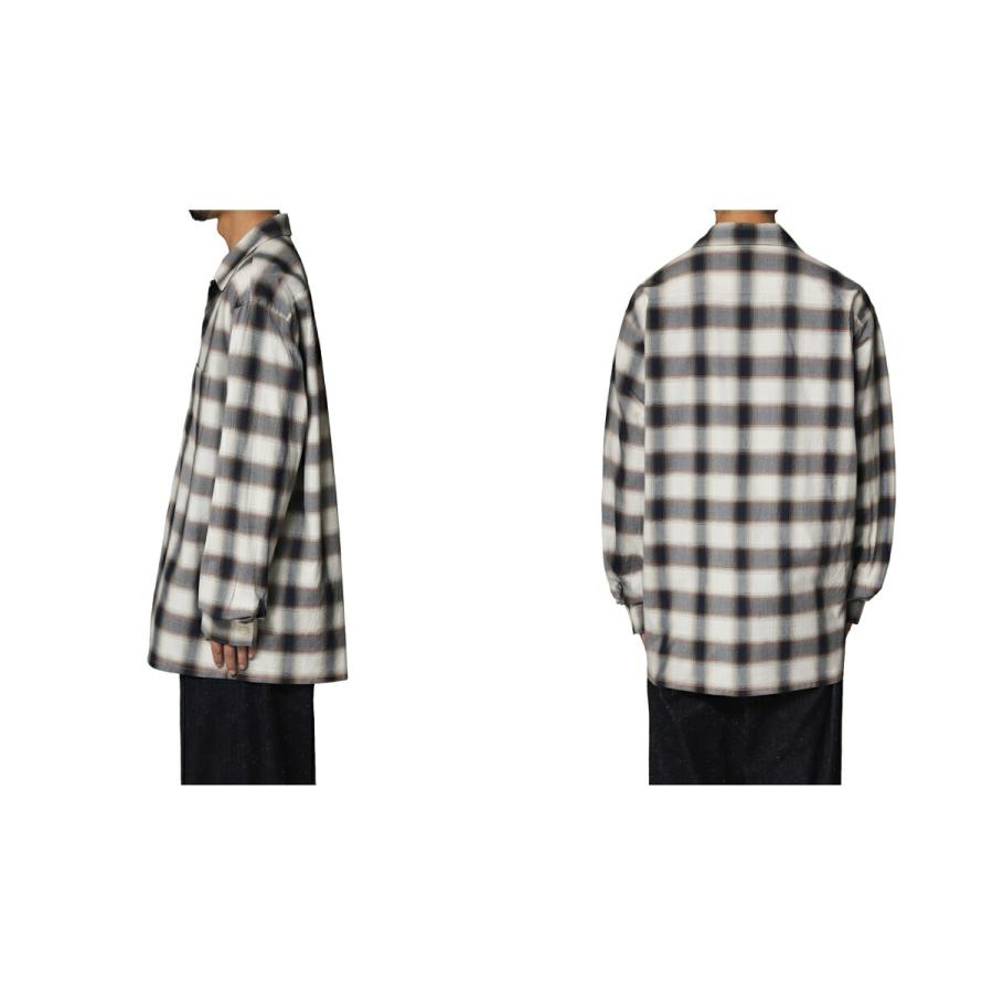 URU / ウル ： COTTON MODAL - OPEN COLLAR L/S SHIRTS 24SCM01 