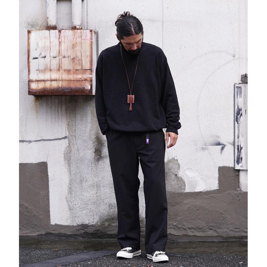 美品 crepuscule Moss Stitch Polo サイズ1 ブラック crepuscule (クレプスキュール) Moss Stitch Polo / モスステッチポロ