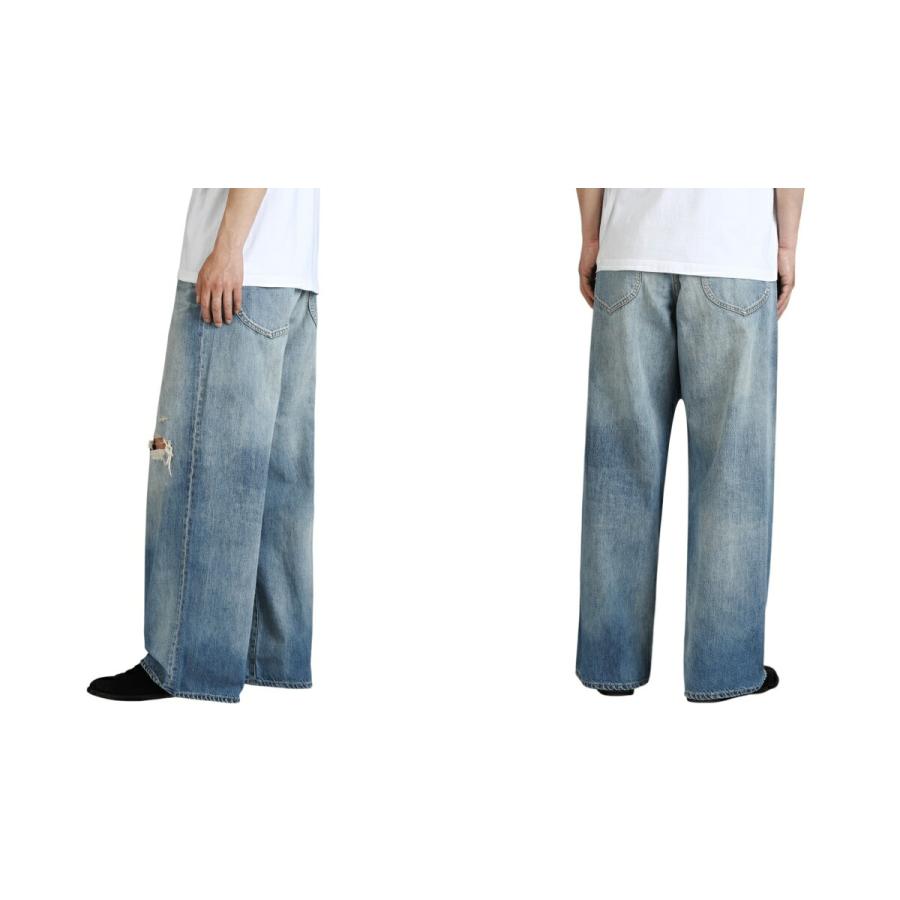 マインデニム Light Weight Denim E.Wide 5pocket MINEDENIM - Light weight Denim E.Wide 5pocket USS | River