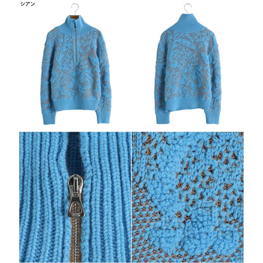 【20%OFF】PHOTOCOPIEU /フォトコピュー： [レディース]HALF-ZIP SWEATER / 全2色 ： 252TAT | PHOTOCOPIEU | 03