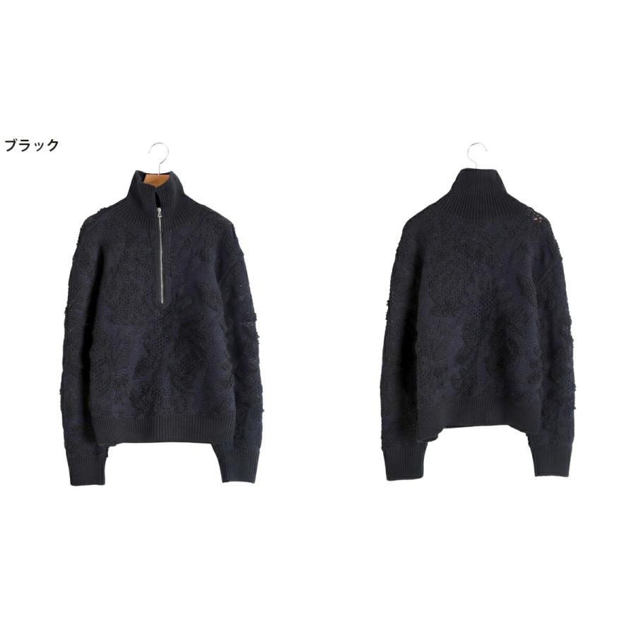 【20%OFF】PHOTOCOPIEU /フォトコピュー： [レディース]HALF-ZIP SWEATER / 全2色 ： 252TAT | PHOTOCOPIEU | 06
