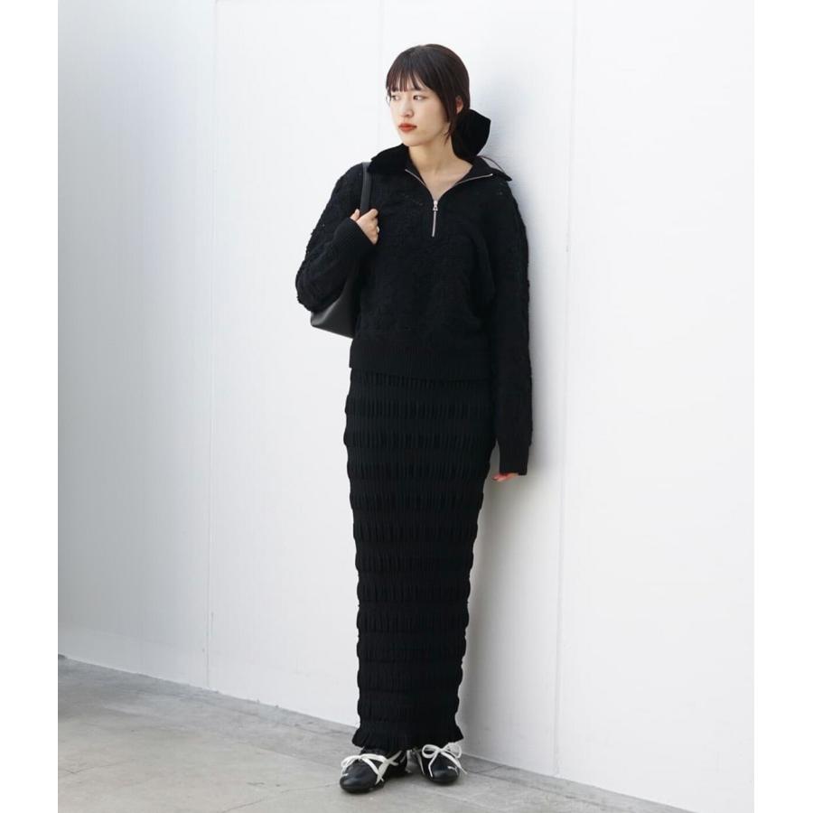 【20%OFF】PHOTOCOPIEU /フォトコピュー： [レディース]HALF-ZIP SWEATER / 全2色 ： 252TAT | PHOTOCOPIEU | 07