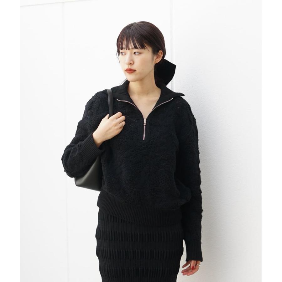 【20%OFF】PHOTOCOPIEU /フォトコピュー： [レディース]HALF-ZIP SWEATER / 全2色 ： 252TAT | PHOTOCOPIEU | 08