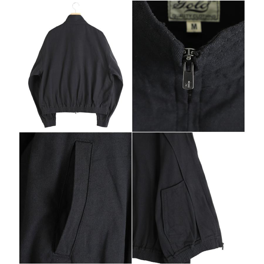GOLD / ゴールド ： COTTON / SILK DUCK TRACK JACKET ： 25A-GL15699の画像