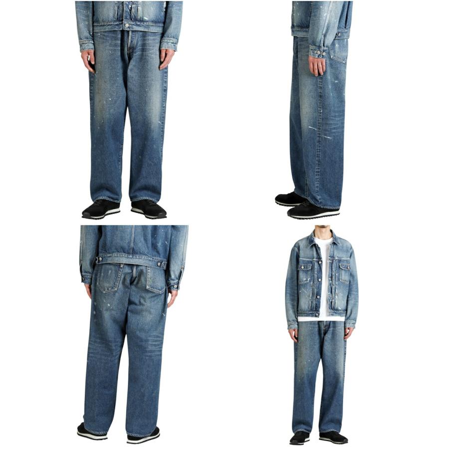 GOLD / ゴールド ： RECYCLED WASTE SUVIN COTTON YARN 14oz DENIM