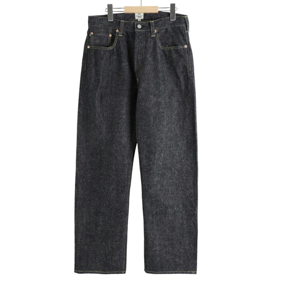パンツ GOLD 14oz DENIM 5POCKET STRAIGHT PANTS GOLD / ゴールド ： RECYCLED WASTE SUVIN COTTON YARN 14oz