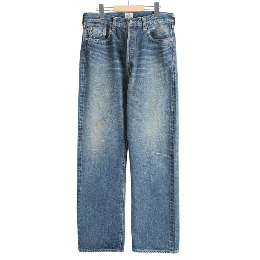 GOLD 14oz DENIM 5POCKET STRAIGHT PANTS