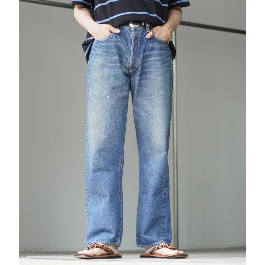 GOLD / ゴールド ： RECYCLED WASTE SUVIN COTTON YARN 14oz