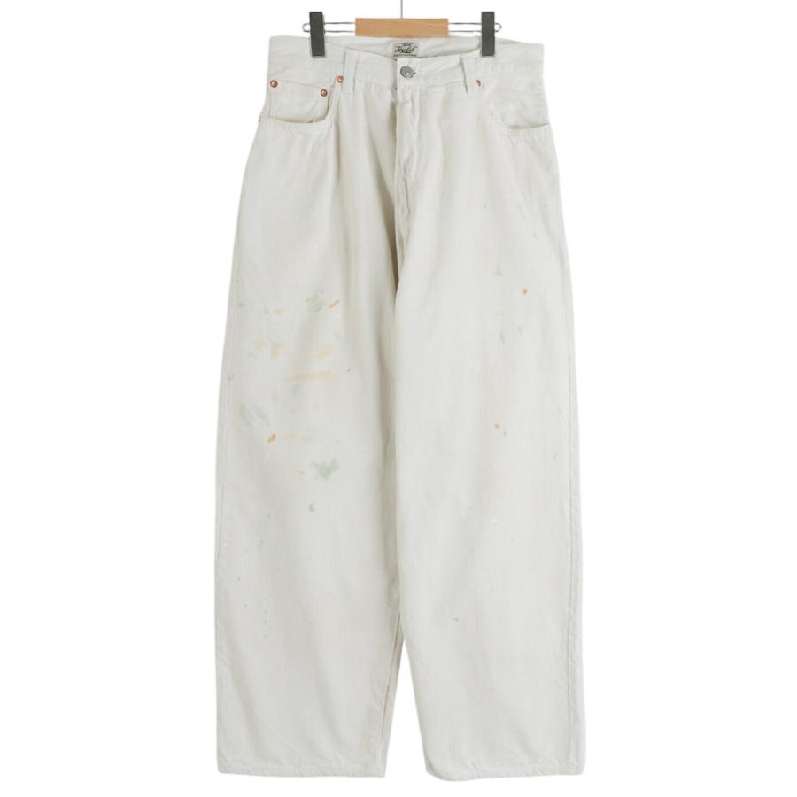 GOLD / ゴールド ： RECYCLED WASTE SUVIN COTTON YARN 11.5oz