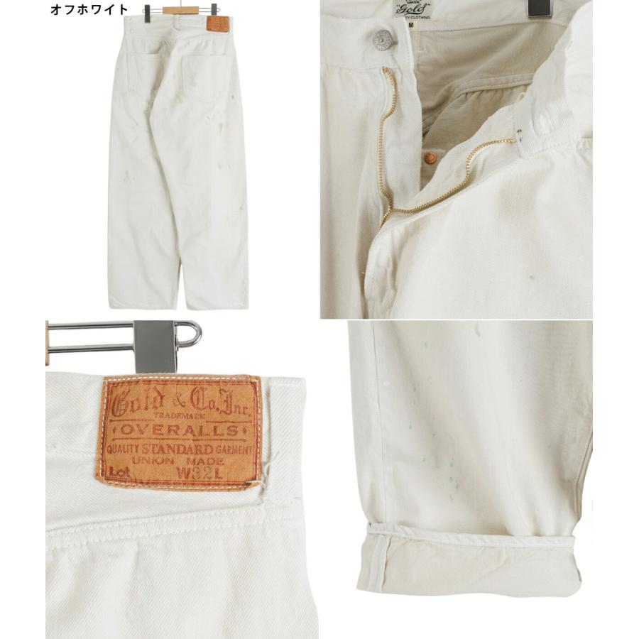 GOLD / ゴールド ： RECYCLED WASTE SUVIN COTTON YARN 11.5oz DENIM