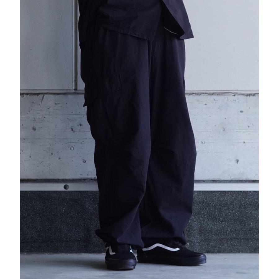 GOLD / ゴールド ： VAT DYE CHAMBRAY EASY CARGO PANTS 全2色 25A