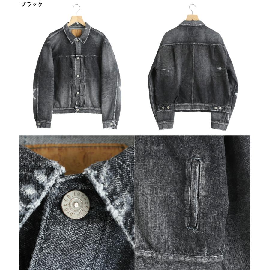 GOLD /ゴールド ： RECYCLED WASTE SUVIN COTTON YARN 14oz DENIM