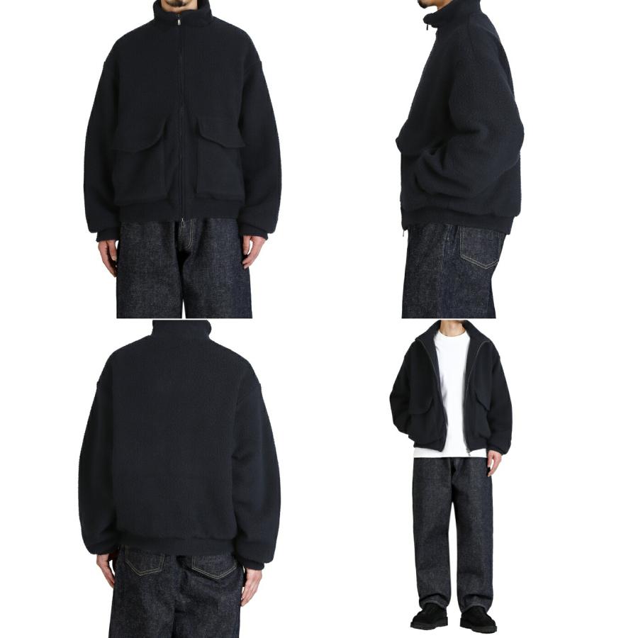 GOLD / ゴールド ： Super 140s WOOL FLEECE TRACK JACKET / 全2色 ： 25B-GL15734の画像