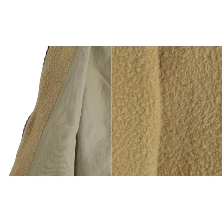 GOLD / ゴールド ： Super 140s WOOL FLEECE TRACK JACKET / 全2色 ： 25B-GL15734の画像