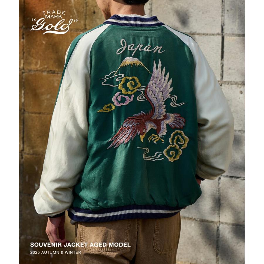 GOLD / ゴールド ： 別注 SOUVENIR JACKET AGED MODEL 25B-GL15736AK