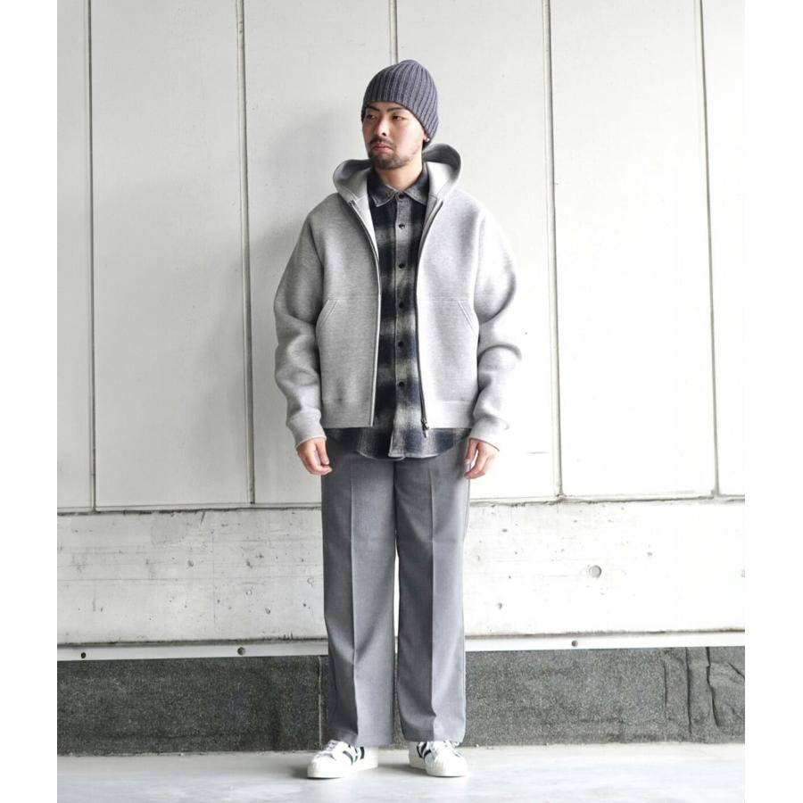 GOLD / ゴールド ： CARDBOARD KNIT ZIP PARKA / 全2色 ： 25B-GL15737_15