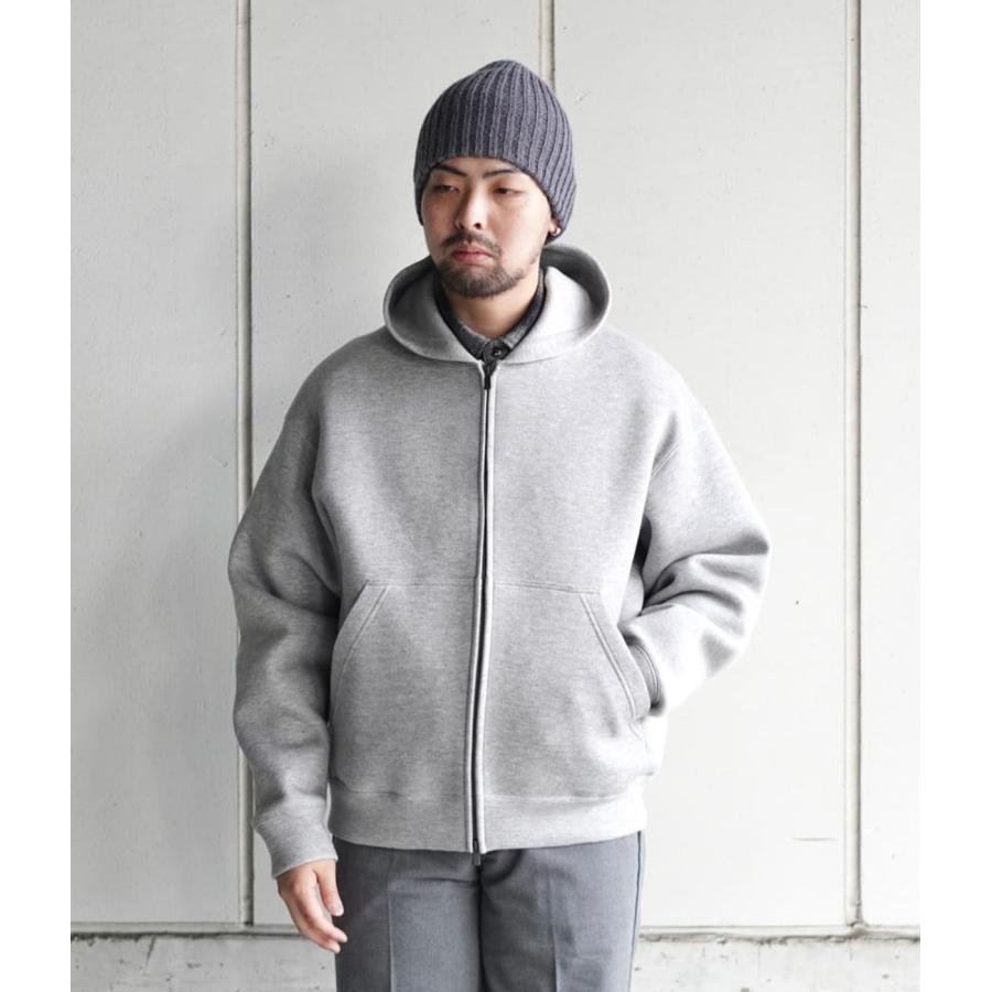 GOLD / ゴールド ： CARDBOARD KNIT ZIP PARKA / 全2色 ： 25B-GL15737_16