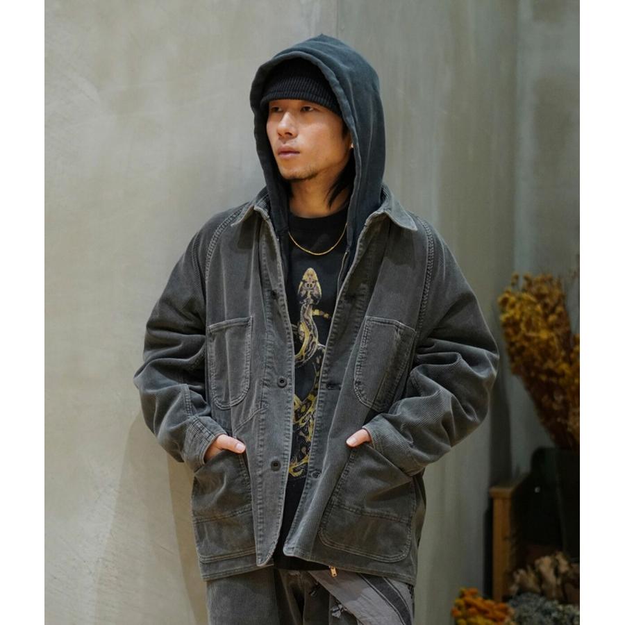 GOLD / ゴールド ： 9W CORDUROY WORK COAT 全2色 25B-GL15738
