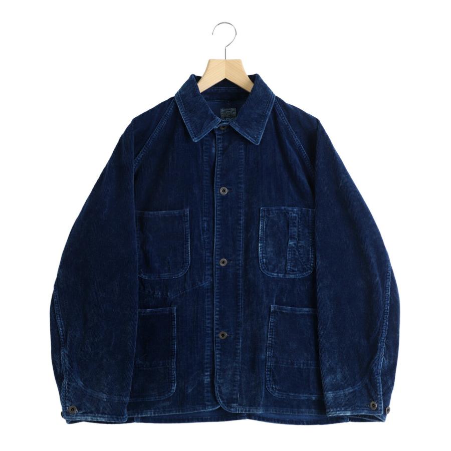 GOLD / ゴールド ： 9W INDIGO CORDUROY WORK COAT 25B-GL15739