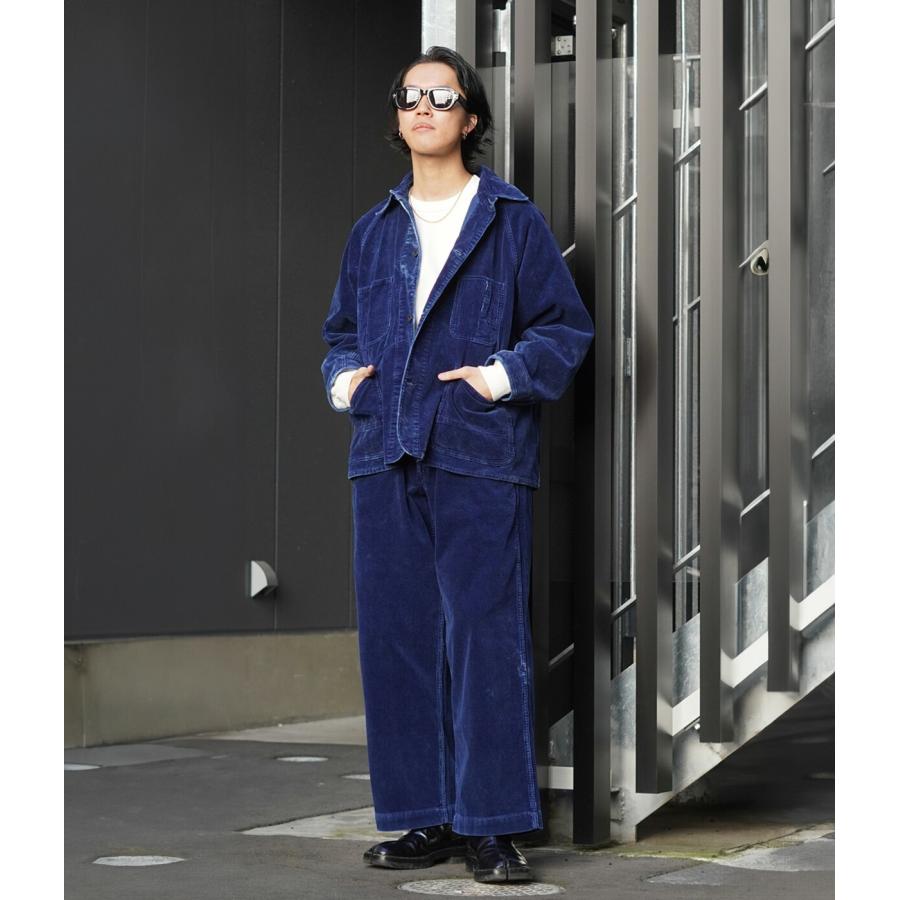 GOLD / ゴールド ： 9W INDIGO CORDUROY WORK COAT 25B-GL15739