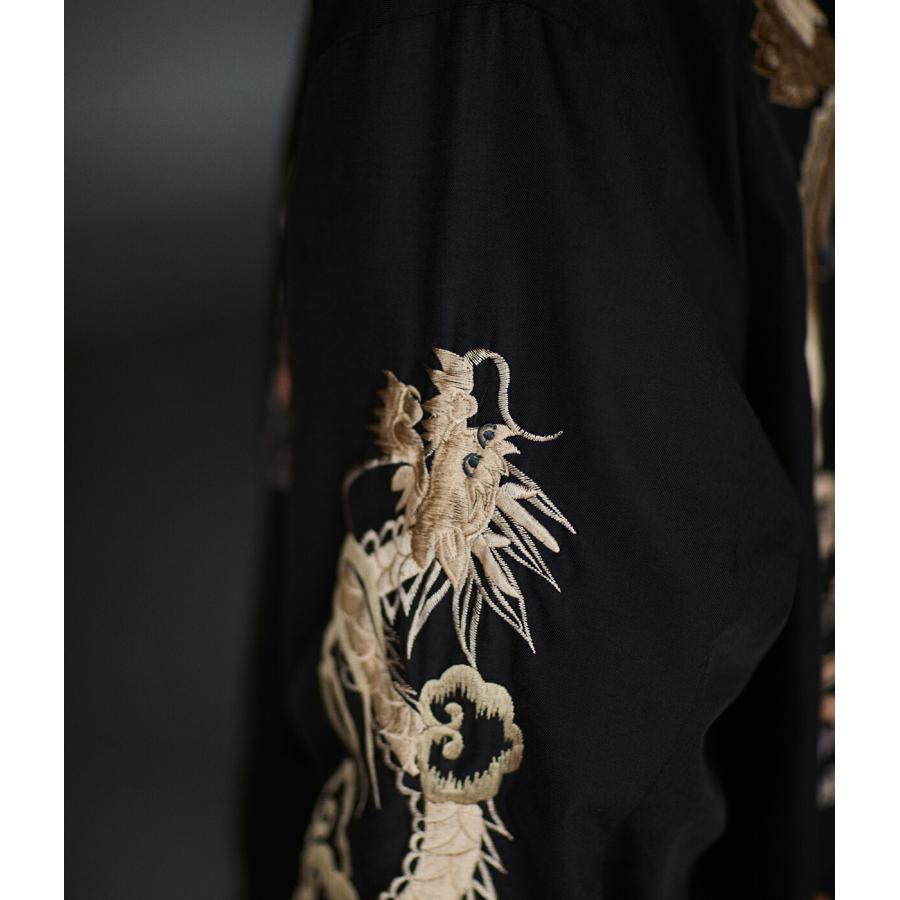 GOLD / ゴールド ： 別注 SOUVENIR JACKET AGED MODEL JAPAN MAP 25B