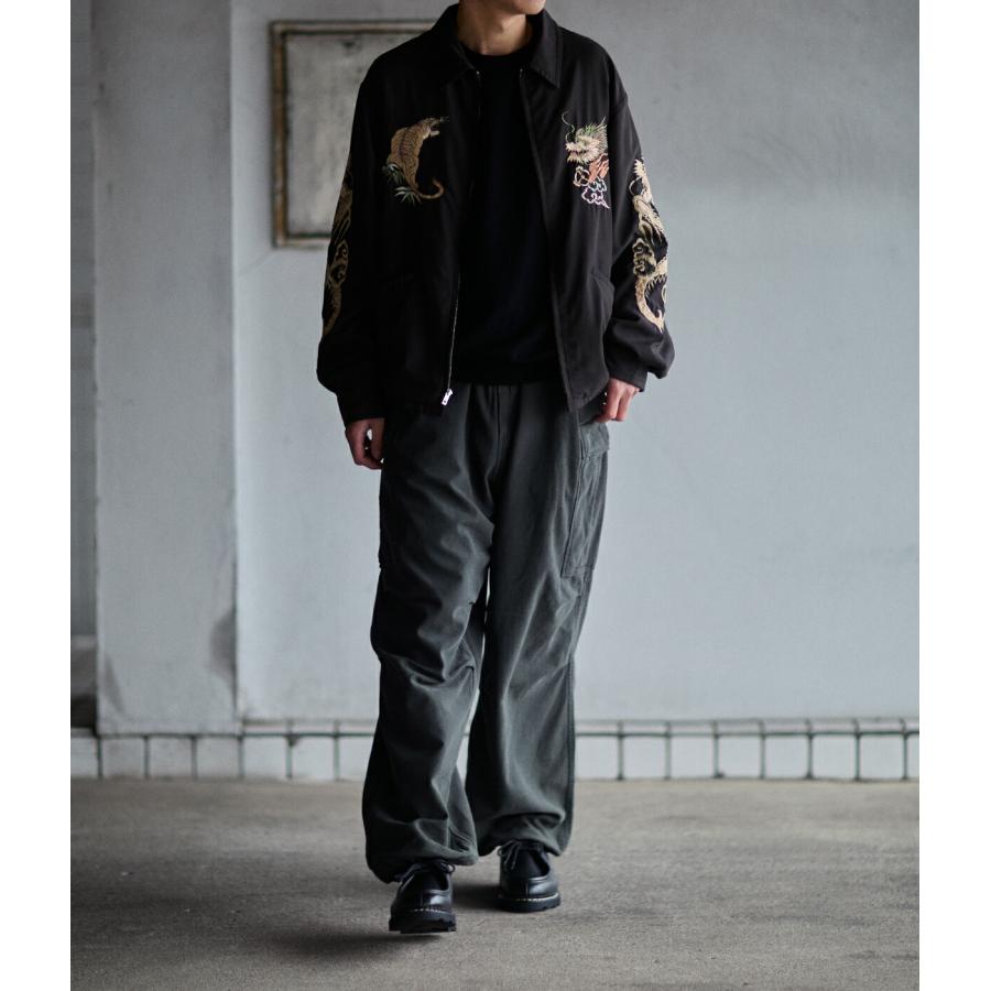 GOLD / ゴールド ： 別注 SOUVENIR JACKET AGED MODEL JAPAN MAP 25B