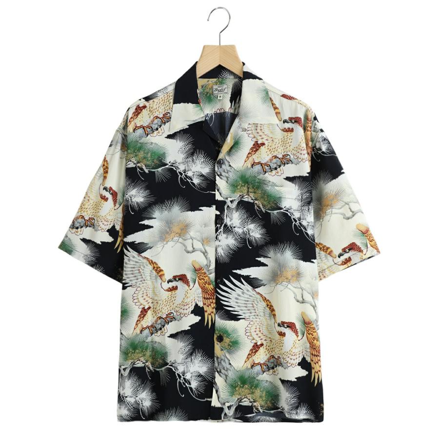 東洋エンタープライズ GOLD / ゴールド ： ALOHA SHIRT KING OF THE SKY ： 25B-GL39545の画像