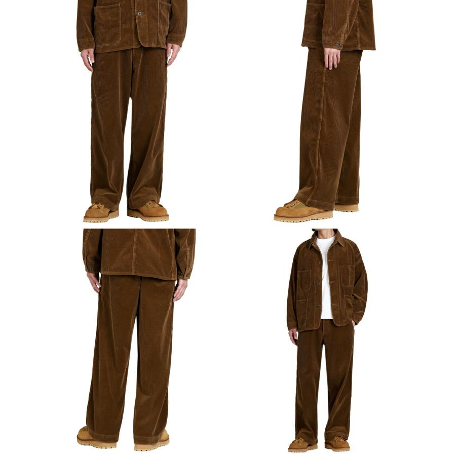 GOLD / ゴールド ： 9W CORDUROY TROUSERS 全2色 25B-GL42577
