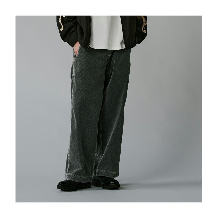 GOLD / ゴールド ： 9W CORDUROY TROUSERS 全2色 25B-GL42577
