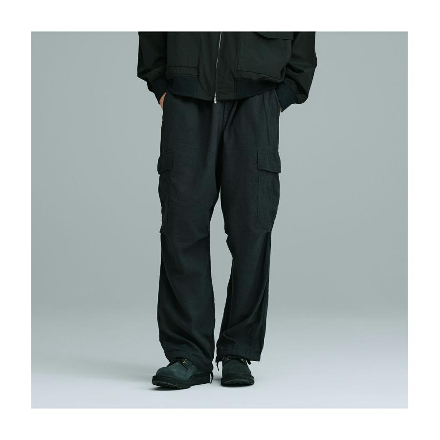 GOLD / ゴールド ： LIGHT BACKSATIN EASY CARGO PANTS 全2色 25B