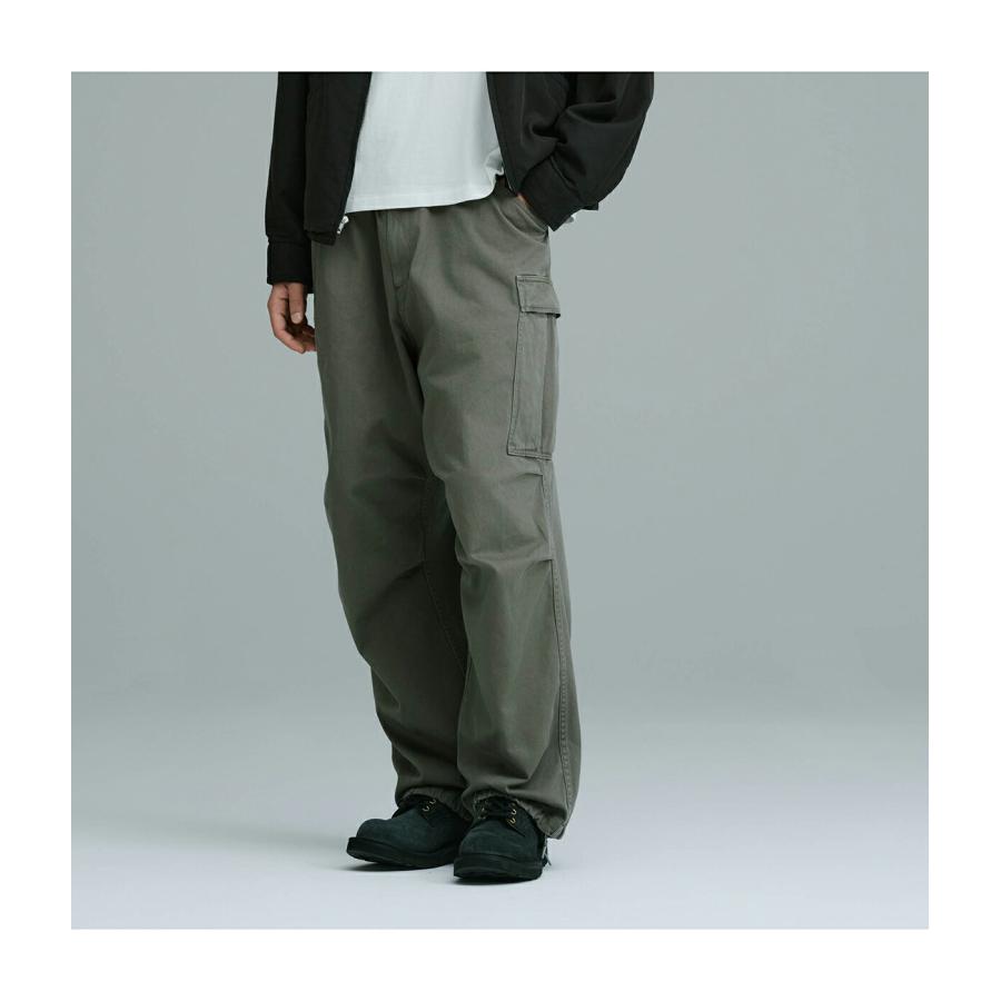 GOLD / ゴールド ： LIGHT BACKSATIN EASY CARGO PANTS 全2色 25B