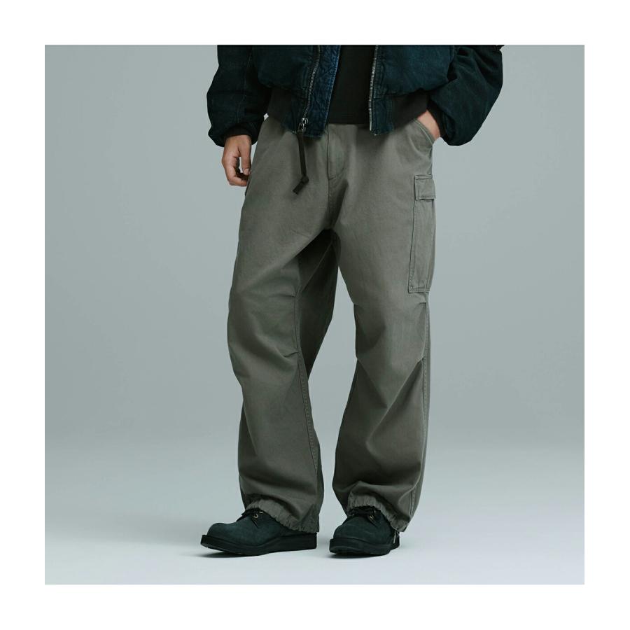 GOLD / ゴールド ： LIGHT BACKSATIN EASY CARGO PANTS 全2色 25B