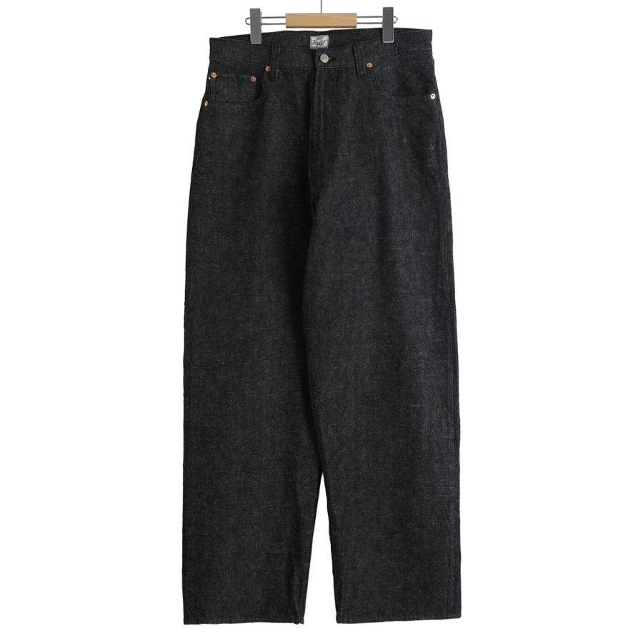 GOLD / ゴールド ： RECYCLED WASTE SUVIN COTTON YARN 14oz DENIM