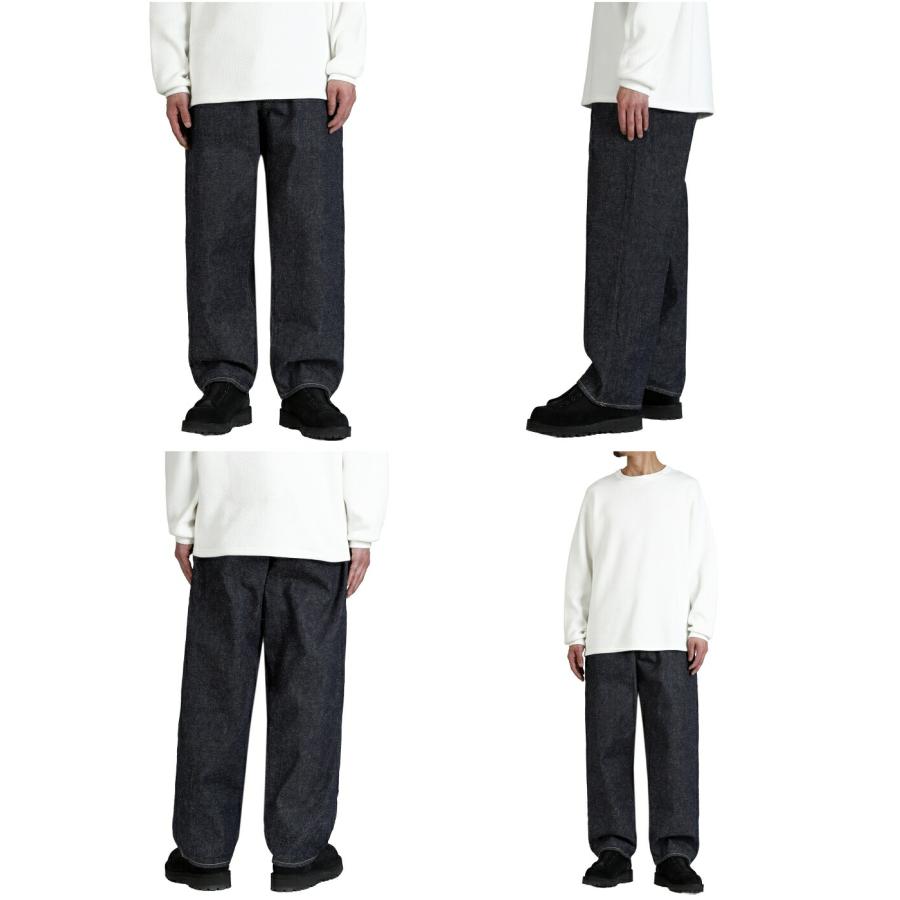 GOLD / ゴールド ： RECYCLED WASTE SUVIN COTTON YARN 14oz DENIM