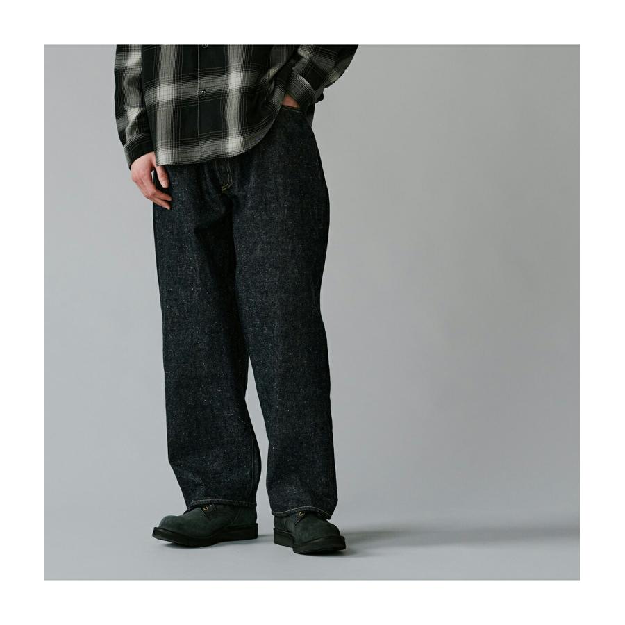 GOLD / ゴールド ： RECYCLED WASTE SUVIN COTTON YARN 14oz DENIM