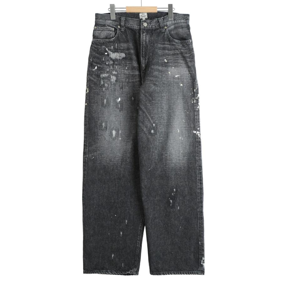 GOLD /ゴールド ： RECYCLED WASTE SUVIN COTTON YARN 14oz DENIM