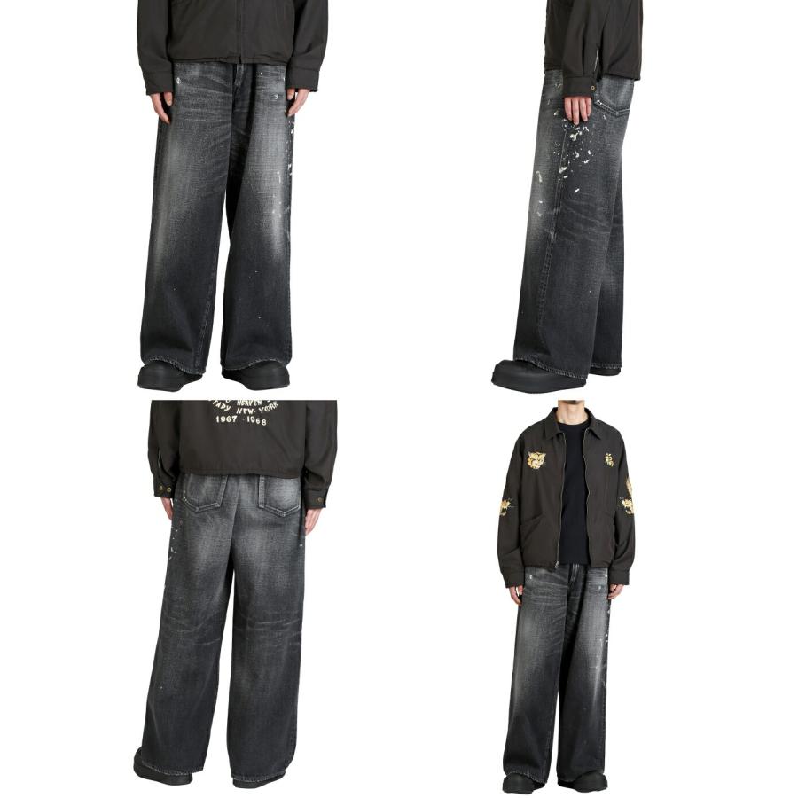 GOLD /ゴールド ： RECYCLED WASTE SUVIN COTTON YARN 11.5oz DENIM 5POCKET BAGGY PANTS VINTAGE WASHED(ZIPPER FLY) / 全2色 ： 25B-GL42581Hの画像