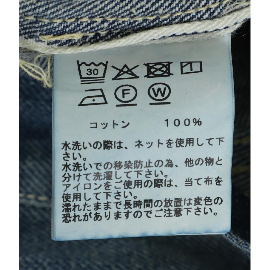 GOLD /ゴールド ： RECYCLED WASTE SUVIN COTTON YARN 11.5oz DENIM 5POCKET BAGGY PANTS VINTAGE WASHED(ZIPPER FLY) / 全2色 ： 25B-GL42581Hの画像