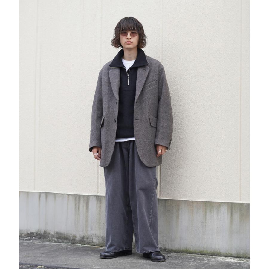 URU（ウル） 【25%OFF】URU / ウル ： WOOL LIGHT TWEED - OVER JACKET