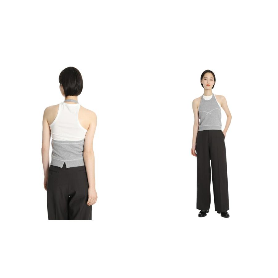 JUN MIKAMI / ジュンミカミ ： スエットホルターネック 全2色