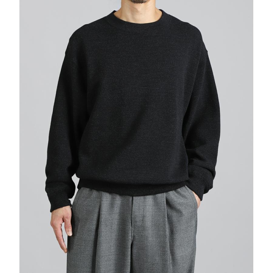 crepuscule（クレプスキュール） ： Co/Wo Moss Stitch P/O / 全2色