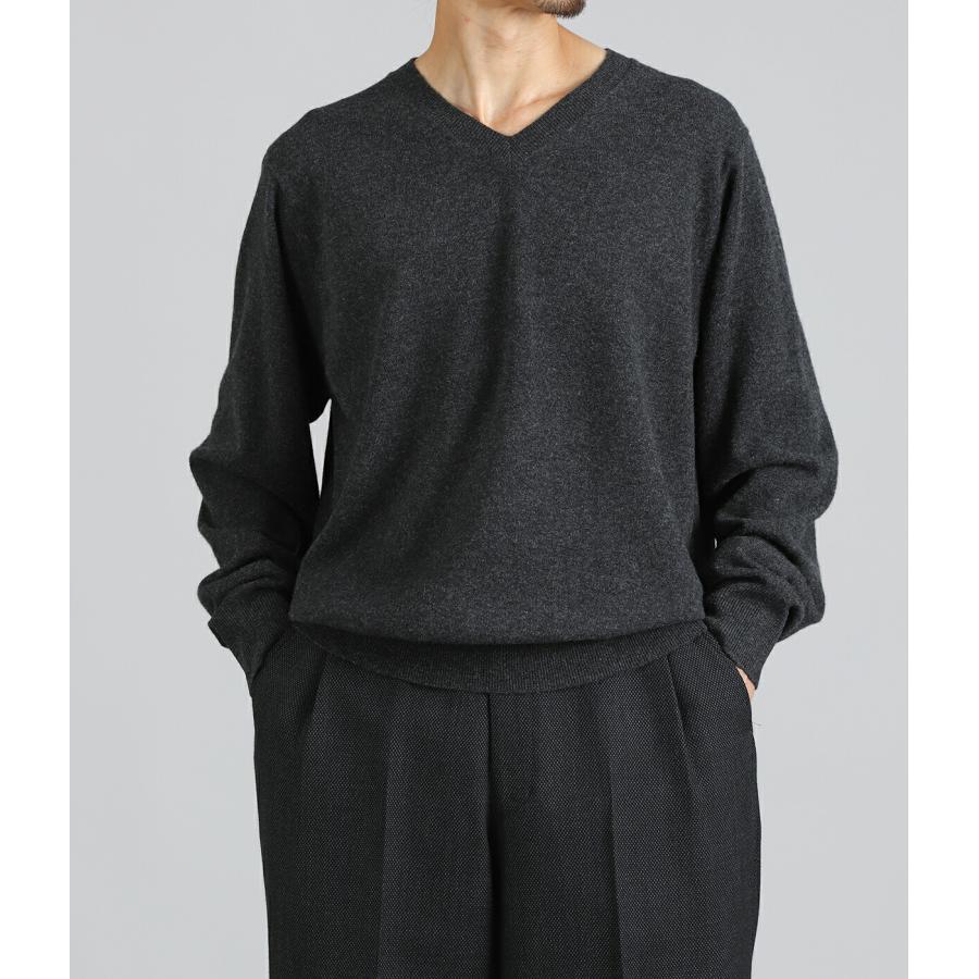 crepuscule（クレプスキュール） ： L/S V Neck / 全3色 ： 2603-009