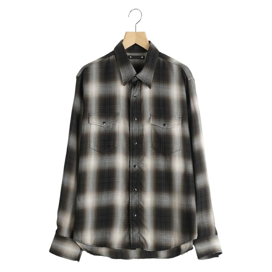 MINEDENIM（マインデニム） ： R.Plaid Western SH / 全2色 ： 2604