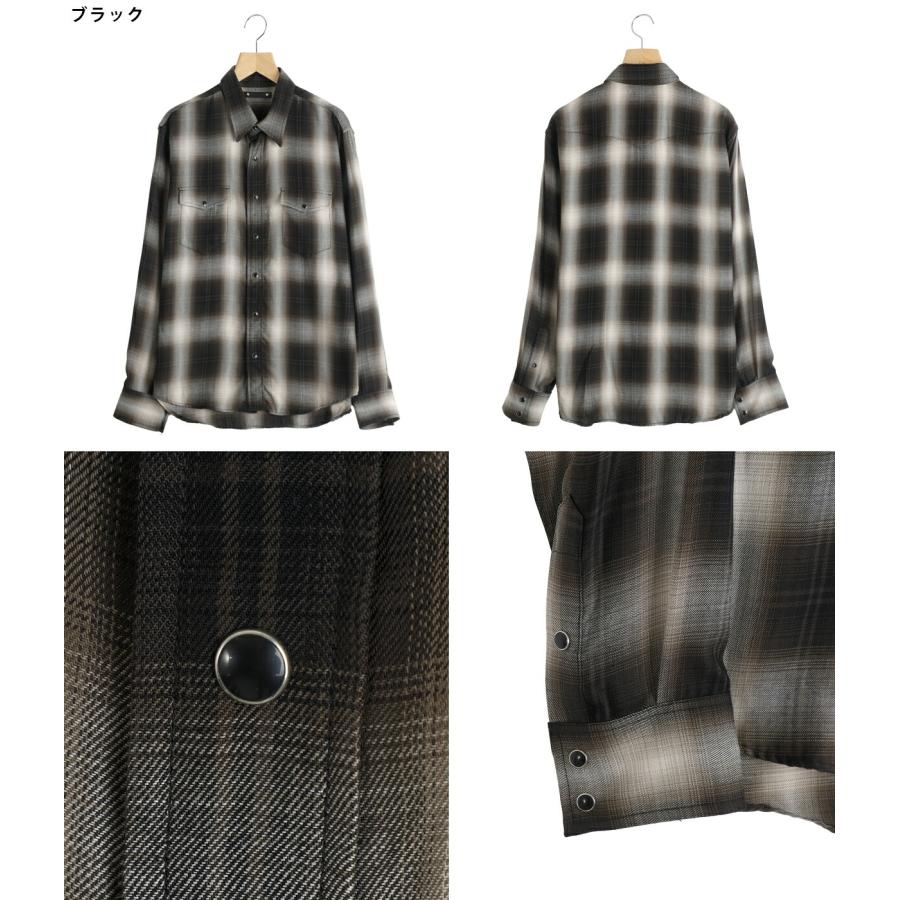 MINEDENIM（マインデニム） ： R.Plaid Western SH / 全2色 ： 2604