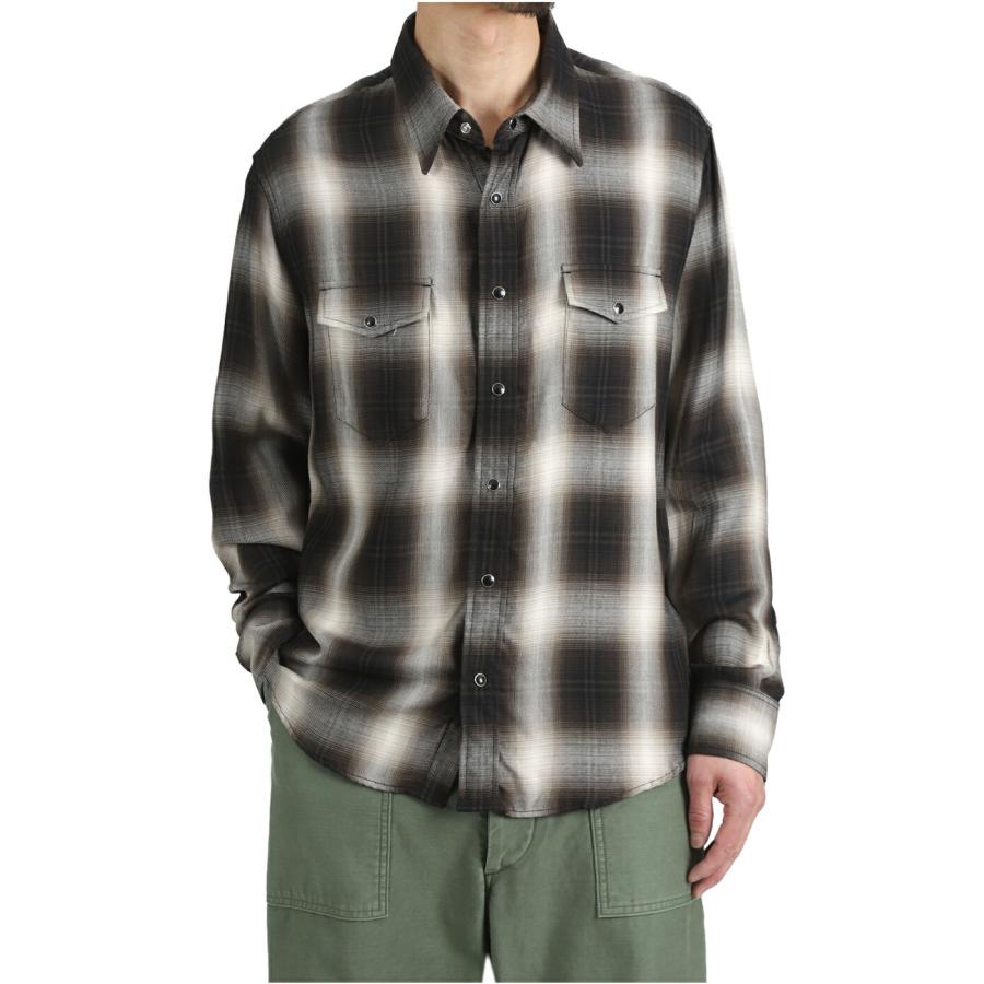MINEDENIM（マインデニム） ： R.Plaid Western SH / 全2色 ： 2604